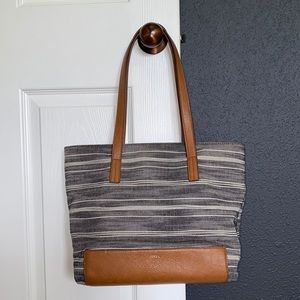 Authentic Fossil Tote bag